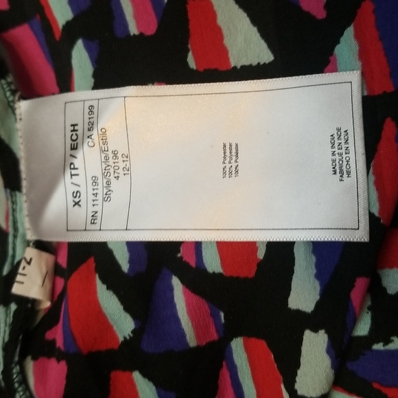 Roxy Love Seeker Colorful Geometric Print Dress - Picture 5 of 8